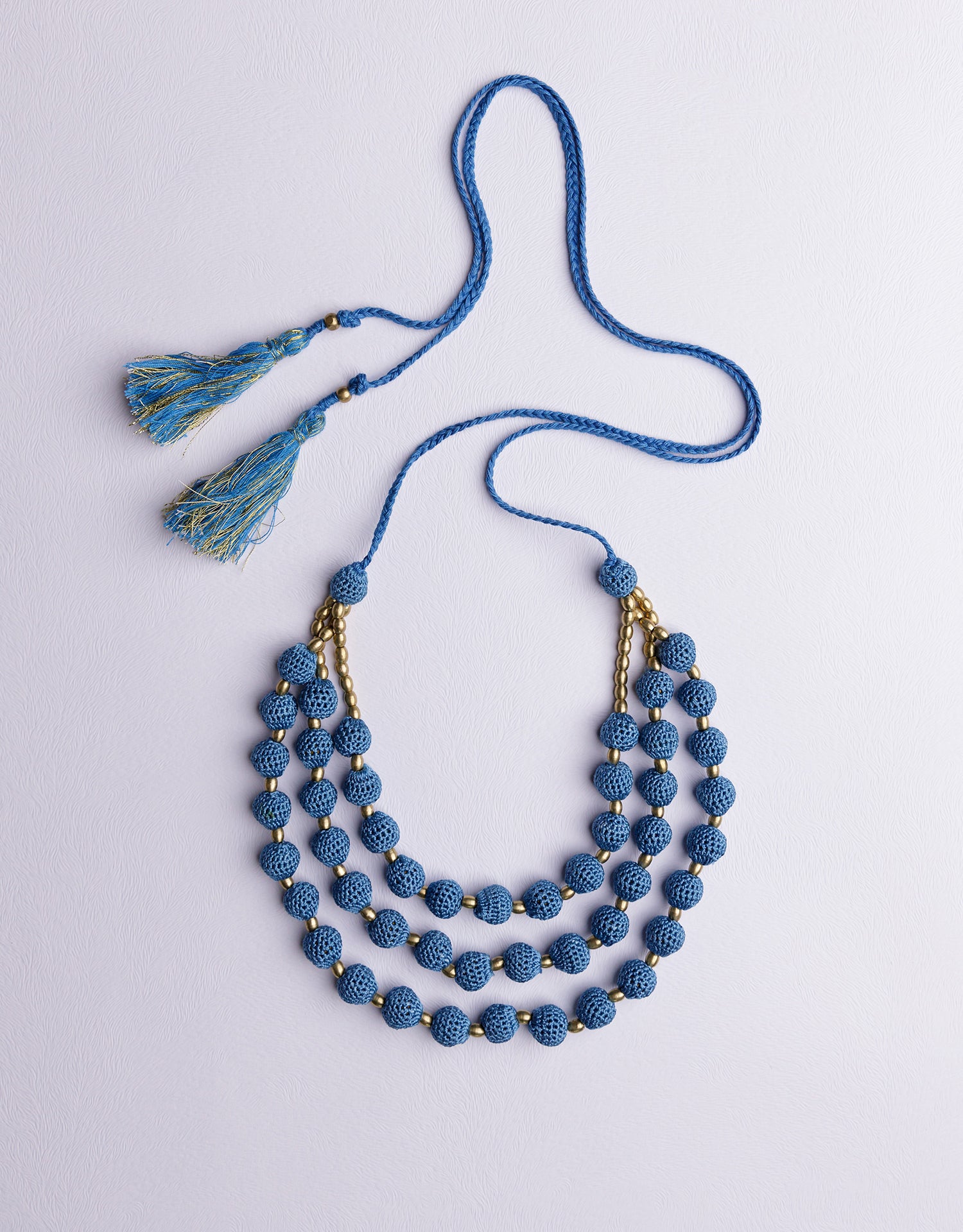 Necklace Set: royal/cobalt blue crystal and ivory cultured pearl – Precious  as a Pearl